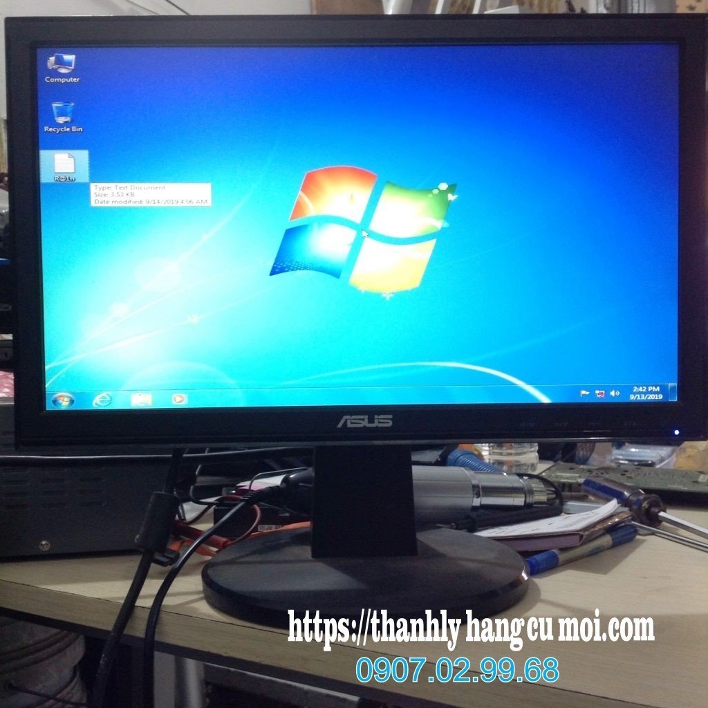 Thanh lý màn hình LCD asus 16inch đẹp không lỗi giá 300k