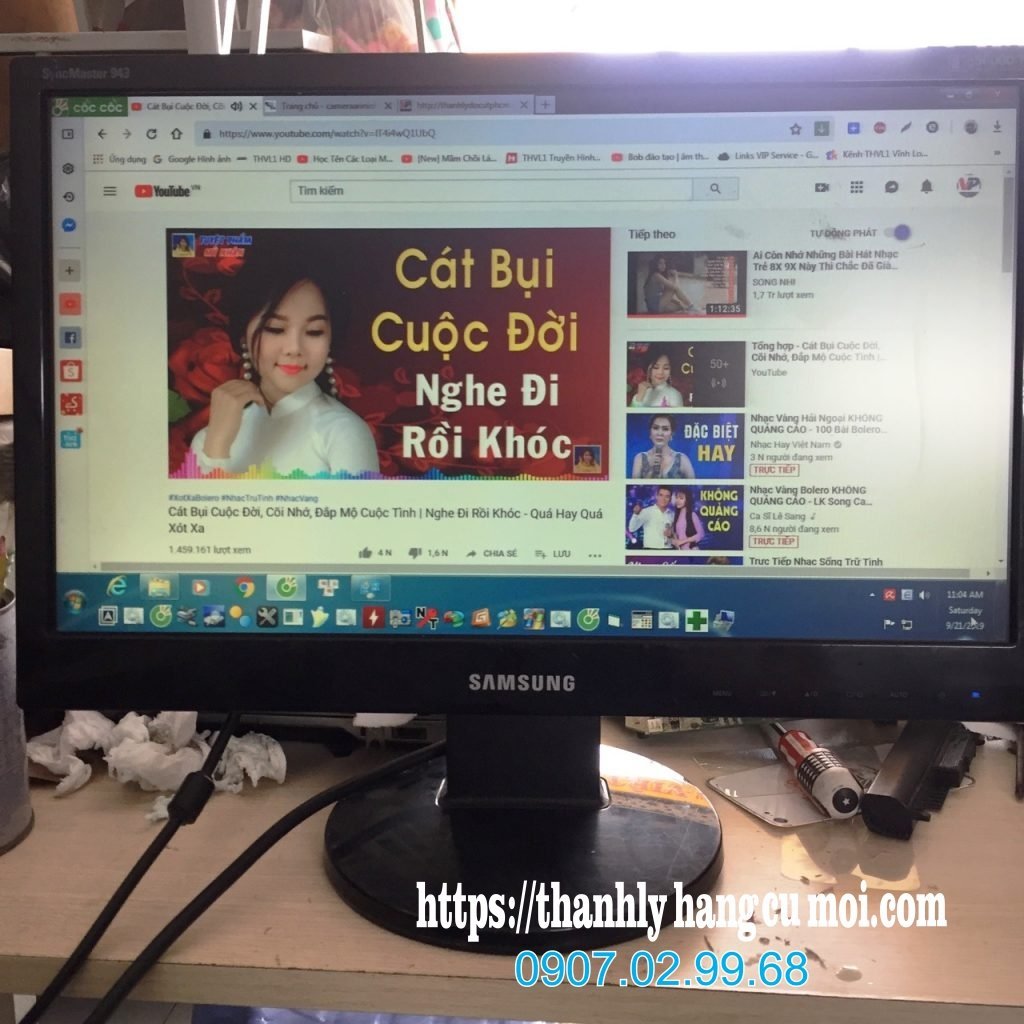 Thanh lý màn hình LCD samsung 19inch sáng đẹp giá 650k